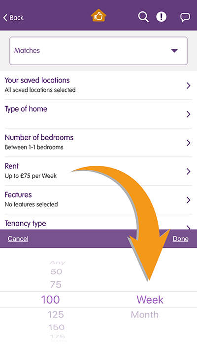 Rent slider Rent slider
