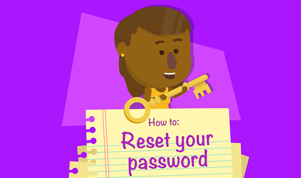 How to reset your password